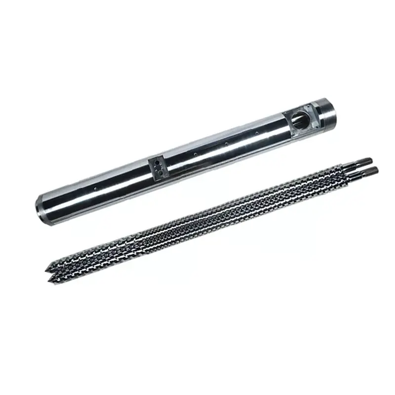 Ungacacisa kanjani i-parallel twin screw barrel ye-PVC egcwele kakhulu Ungacacisa kanjani i-parallel twin screw barrel ye-PVC egcwele kakhulu